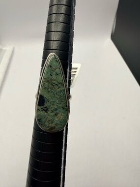 Sterling Silver Kambaba Jasper Ring Size 8 Handmade